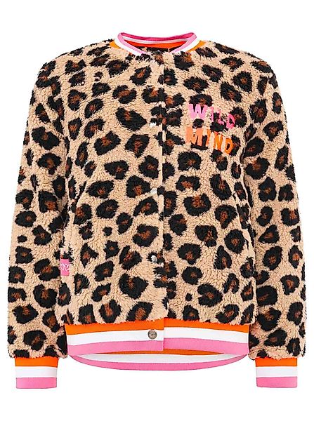 Zwillingsherz Bomberjacke Bomberjacke Plüschjacke Kuschel Jacke günstig online kaufen