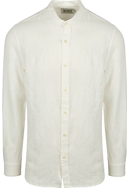 Scotch and Soda Leinen  Mao Hemd weiß - Größe XXL günstig online kaufen