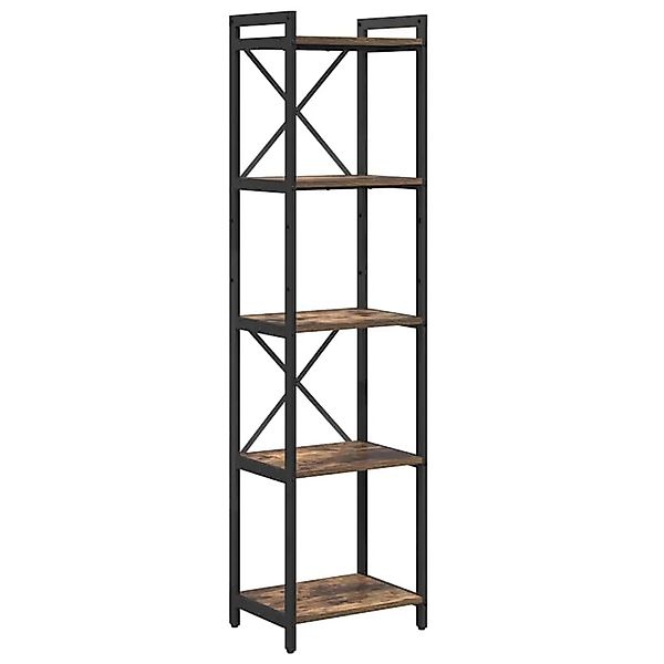 vidaXL Bücherregal Geräucherte Eiche 40 x 30 x 155 cm Holzwerkstoff 868355 günstig online kaufen