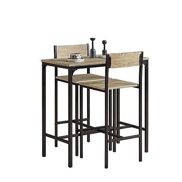 SoBuy Bartisch OGT03, Bartisch Set 3-teilig günstig online kaufen