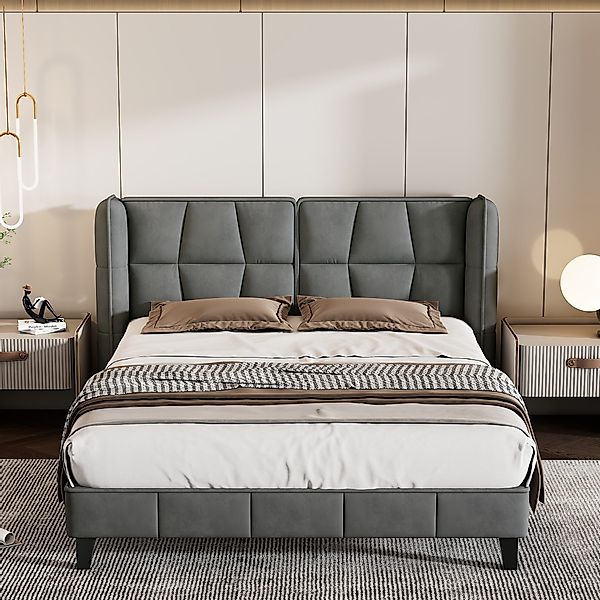 STILVORA Polsterbett 140×200 Jugentbett Bettgestell mit günstig online kaufen