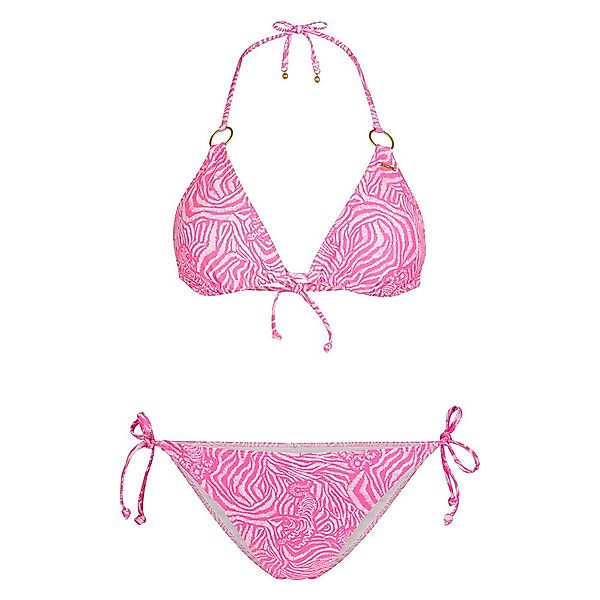 O´neill Capri Bondey Fixed Bikini 42 White All Over Print / Pink / Purple günstig online kaufen