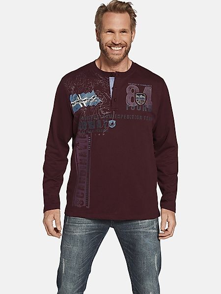 Jan Vanderstorm Sweatshirt FIONN, sportlich mit Nordic-Motiv günstig online kaufen