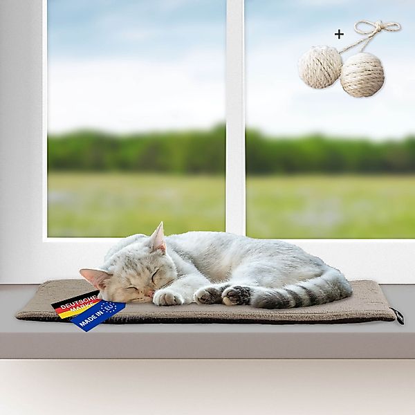 Rohrschneider Tierkissen Katzen Fensterliege selbstwärmende Katzendecke günstig online kaufen