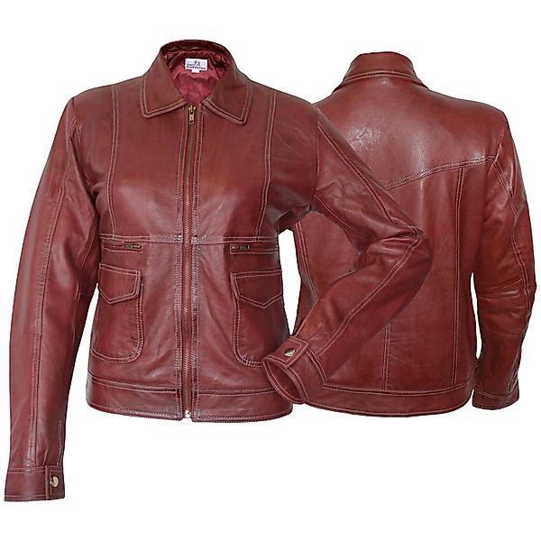 German Wear Lederjacke Trend 400J red günstig online kaufen