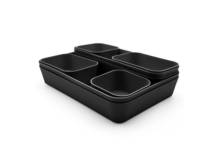 BigDean Organizer Schubladen Organizer mit 8 Fächern in Schwarz (Set, 1 St. günstig online kaufen
