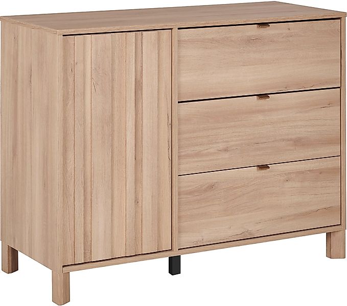 Gami Kommode "kommode Calypso 3 Schubladen 1 Tür", Optimierter Stauraum mit günstig online kaufen