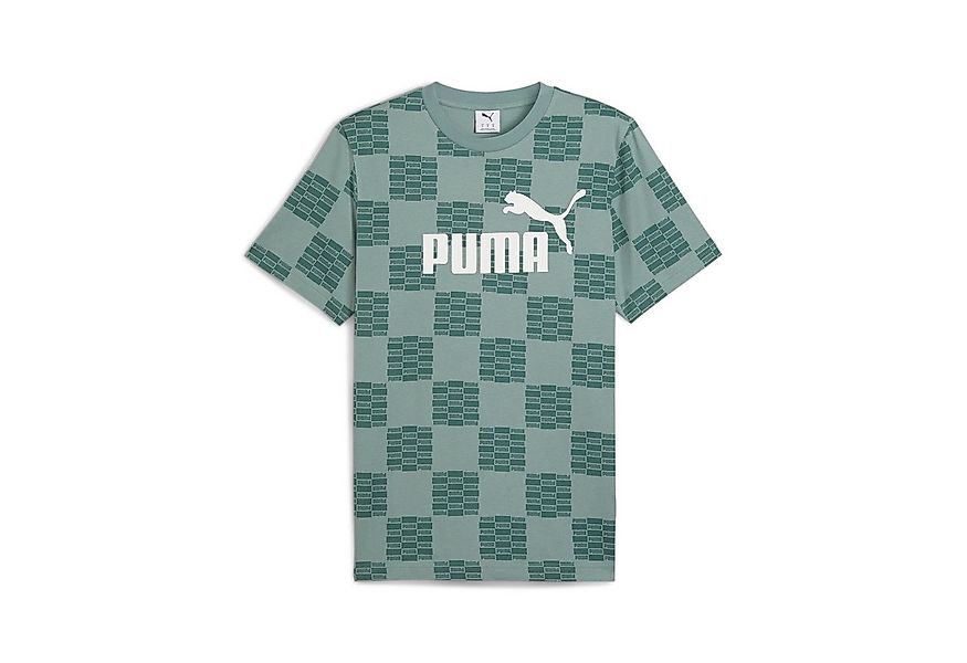 PUMA T-Shirt UNITED AOP TEE sportlicher Stil, Allover-Print, Rundhalsaussch günstig online kaufen