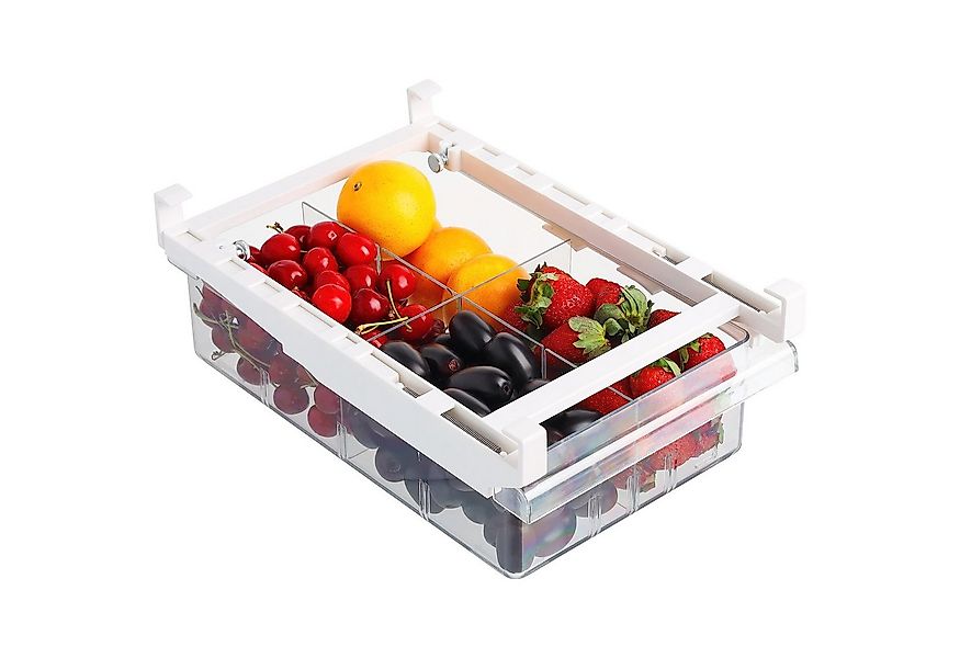 Kurtzy Aufbewahrungsbox Kühlschrank-Schubladen-Organizer - BPA-frei, auszie günstig online kaufen