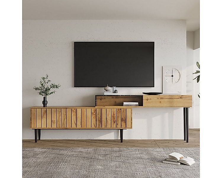 XDeer TV-Schrank Moderner TV-Ständer,Erweiterbarer TV-Schränke mit Marmor u günstig online kaufen