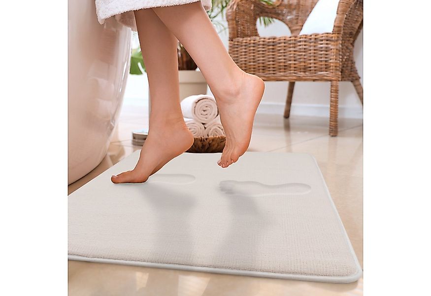 Paco Home Badematte Corby 255, Memory-Schaum Effekt, Höhe 13 mm, rutschhemm günstig online kaufen