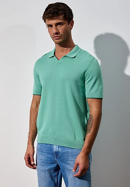 STREET ONE MEN Poloshirt, aus reiner Baumwolle günstig online kaufen