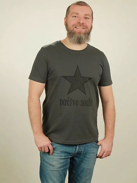 T-shirt Herren - Star - Dark Grey günstig online kaufen