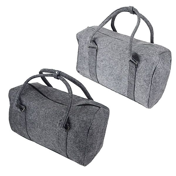 Marabellas Shop Tragetasche Filztasche mit 2 Tragehenkeln Grau oder Anthraz günstig online kaufen