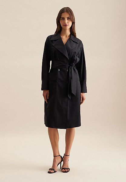 seidensticker Sommerkleid "Schwarze Rose" V-Neck Uni günstig online kaufen