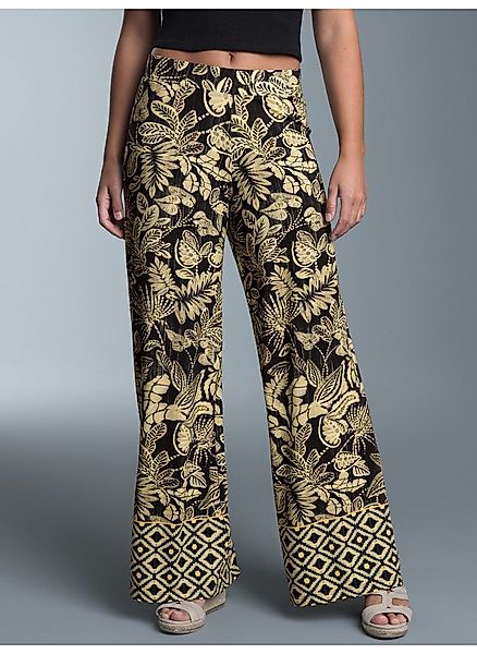Trigema Jerseyhose TRIGEMA Hüfthose mit floralem günstig online kaufen