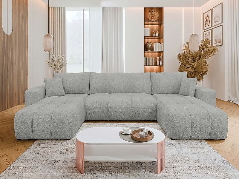 MIRJAN24 Wohnlandschaft Fetrinu U Boucle, mit günstig online kaufen