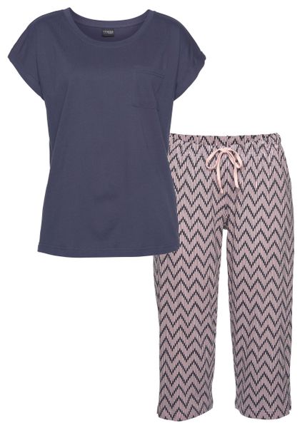 Vivance Dreams Capri-Pyjama (2 tlg) mit günstig online kaufen