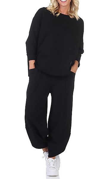 simaranda Jogginganzug Damen Jogginganzug 6172 36-42 Schwarz günstig online kaufen