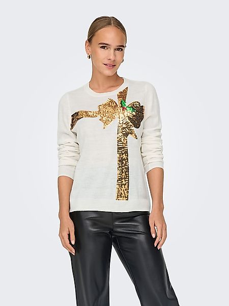 ONLY Weihnachtspullover ONLXMAS LS O-NECK MIX günstig online kaufen
