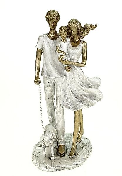 formano Sammelfigur Dekofigur Familie mit Hund Modern Couple Skulptur 26 cm günstig online kaufen