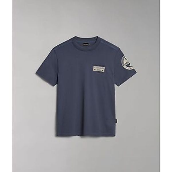 Napapijri  T-Shirts & Poloshirts S-AMUNDSEN NP0A4H6B-B4D BLU GRISAIL günstig online kaufen