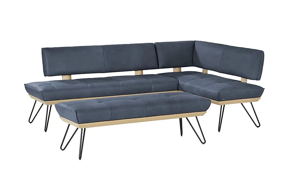 KOINOR Eckbank Leder Dining System 4 ¦ blau ¦ Maße (cm): B: 237 H: 88 T: 15 günstig online kaufen