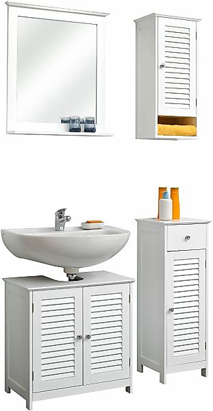 Saphir Badmöbel-Set "Quickset 928 4-teilig, Waschbeckenunterschrank mit Spi günstig online kaufen