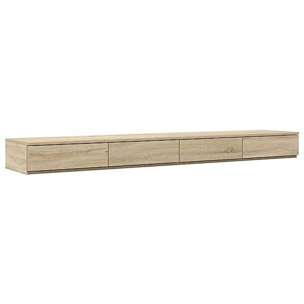 vidaXL Stauraumbett Sonoma-Eiche 200 cm Holzwerkstoff 3335623 günstig online kaufen