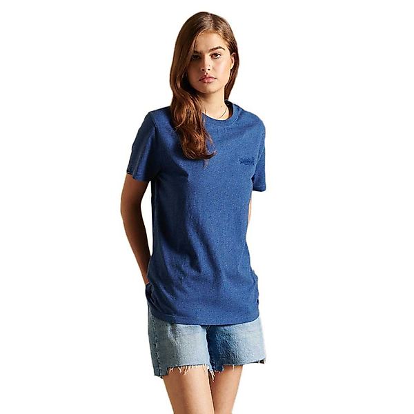 Superdry Loose Fit Vintage Logo Embroidered Kurzarm T-shirt M Bright Blue M günstig online kaufen