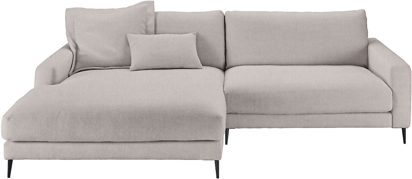 INOSIGN Ecksofa »Downtown, B/T/H: 272/190/84 cm L-Form« weicher Sitzkomfort günstig online kaufen