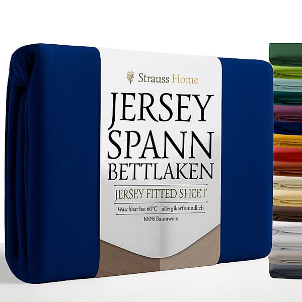 Strauss Home Spannbettlaken Premium, Gummizug: Rundumgummi, günstig online kaufen