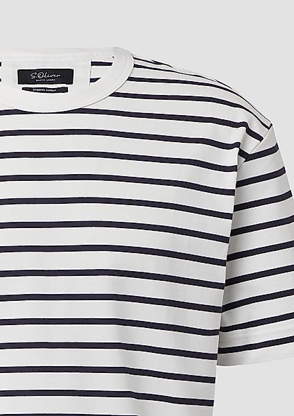 s.Oliver BLACK LABEL Kurzarmshirt Gestreiftes T-Shirt günstig online kaufen