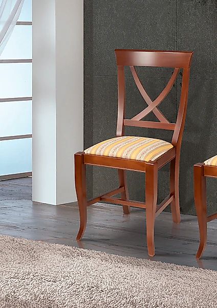 Home affaire 4-Fußstuhl »Sofia«, 1 St., Baumwolle-Polyester, Breite 44 cm günstig online kaufen