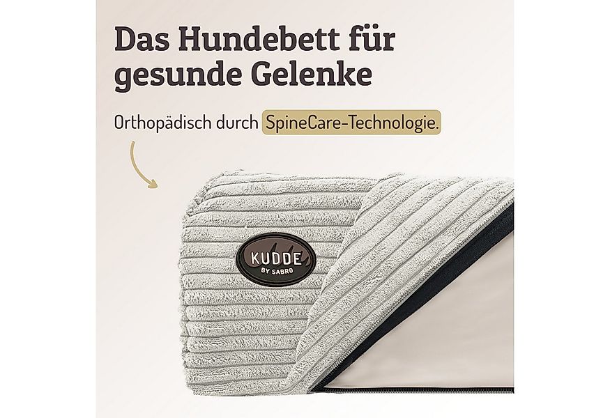 SABRO Hundekorb KUDDE Orthopädisch - Waschbar & Wasserabweisend - Ergonomis günstig online kaufen