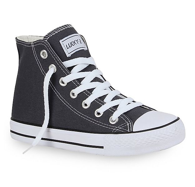 VAN HILL 94589 Sneaker Damen High Top Sneaker Sportschuhe Kult Schnürer Tur günstig online kaufen