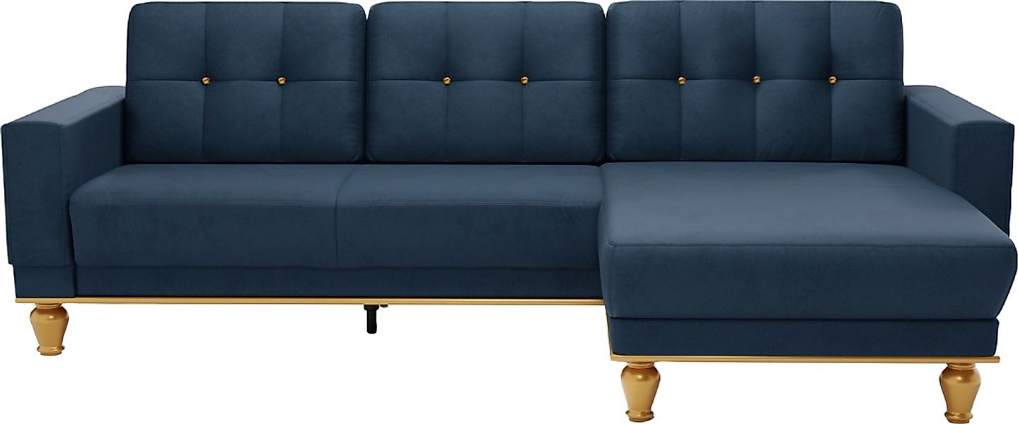 sit&more Ecksofa »Orient 5 L-Form«, mit Strass-Stein, wahlweise mit Bettfun günstig online kaufen