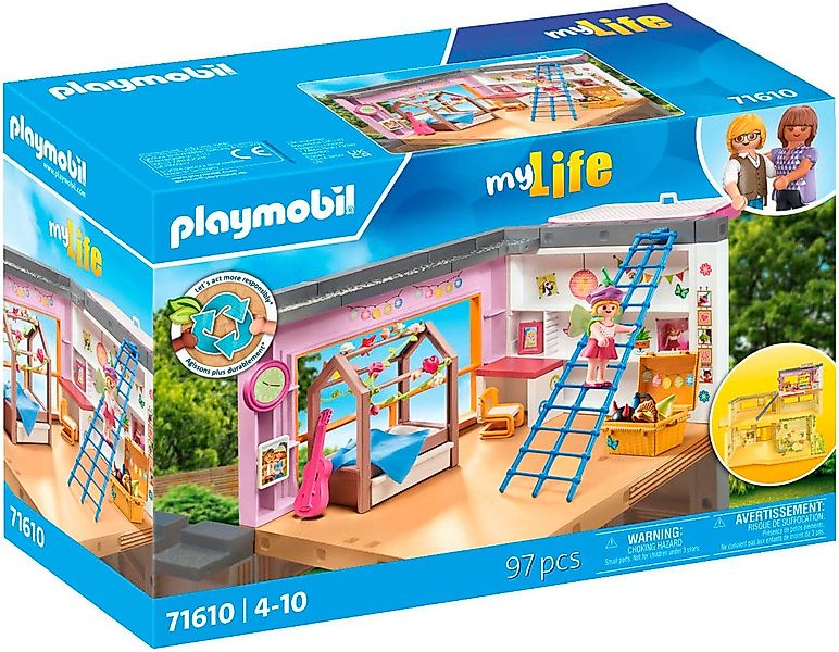 Playmobil® Kinderzimmer (71610), myLife Konstruktions-Spielset, (97 St), Ma günstig online kaufen