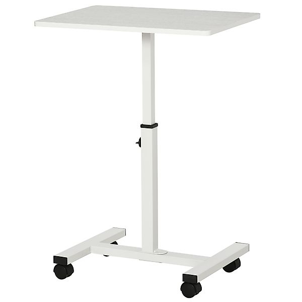HOMCOM Beistelltisch für Sofa mit höhenverstellbarer und rollbarer PC-Halte günstig online kaufen