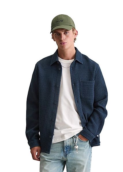 Marc O'Polo DENIM Langarmhemd mit Struktur, Kentkragen günstig online kaufen