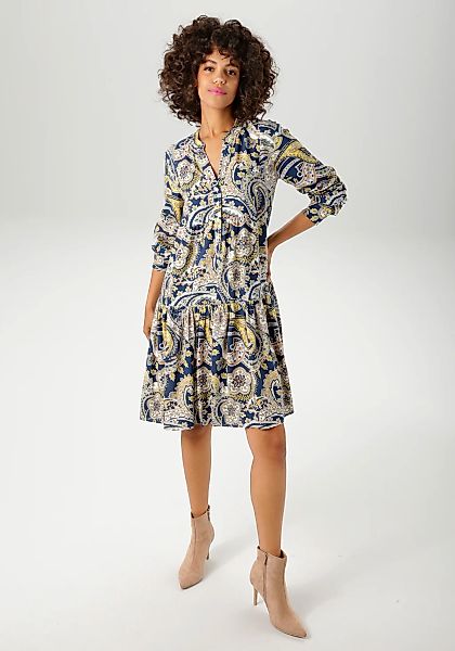 Aniston CASUAL Blusenkleid mit fantasievollem Paisley-Druck günstig online kaufen