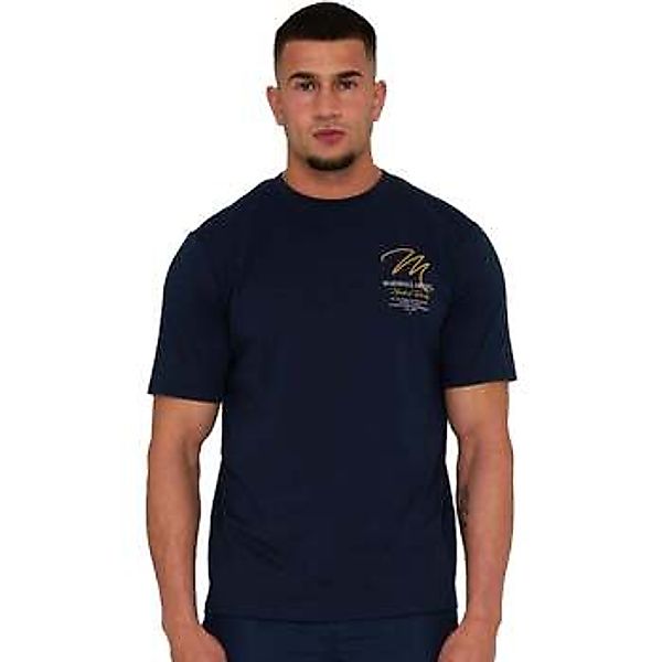 Marshall Artist  T-Shirts & Poloshirts Seattle T-Shirt Navy günstig online kaufen