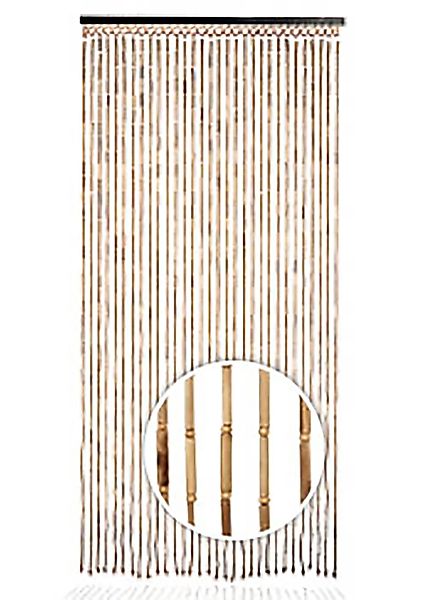 Kobolo Türvorhang Bambusvorhang BAMBOO -Braun Natur günstig online kaufen