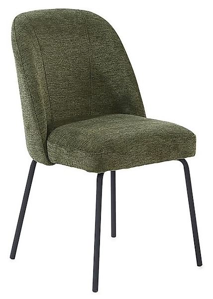 Polsterstuhl 1 Stück Mikrofaser Grün günstig online kaufen