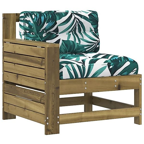 vidaXL Sofaelement Gartensofa mit Armlehne und günstig online kaufen