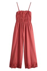 Next Jumpsuit Gesmokter Jumpsuit mit weitem günstig online kaufen