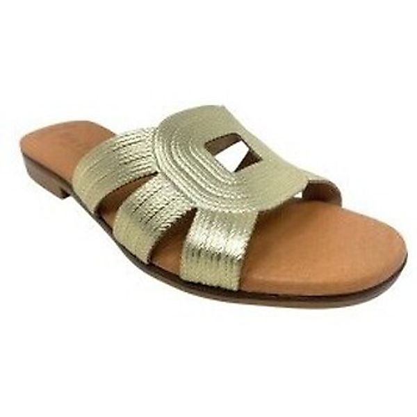 Eva Frutos  Schuhe 3081 goldene Damensandale günstig online kaufen