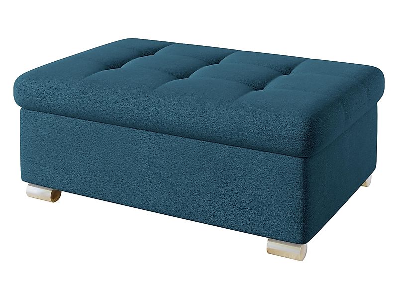 MIRJAN24 Polsterhocker Niko Groß, Silber Füße, günstig online kaufen