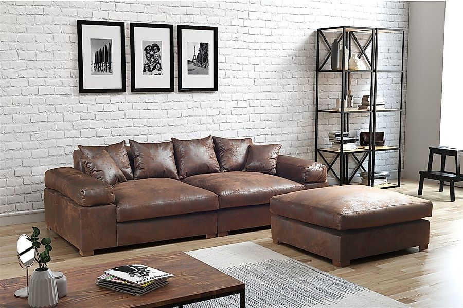 Fun Möbel Big-Sofa Big Sofa Couchgarnitur günstig online kaufen