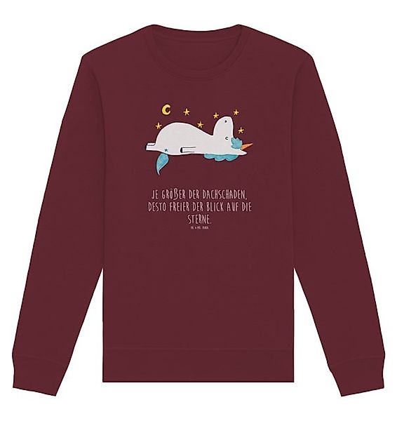 Mr. & Mrs. Panda Longpullover Größe L Einhorn Sternenhimmel - Burgundy - Ge günstig online kaufen